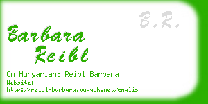 barbara reibl business card